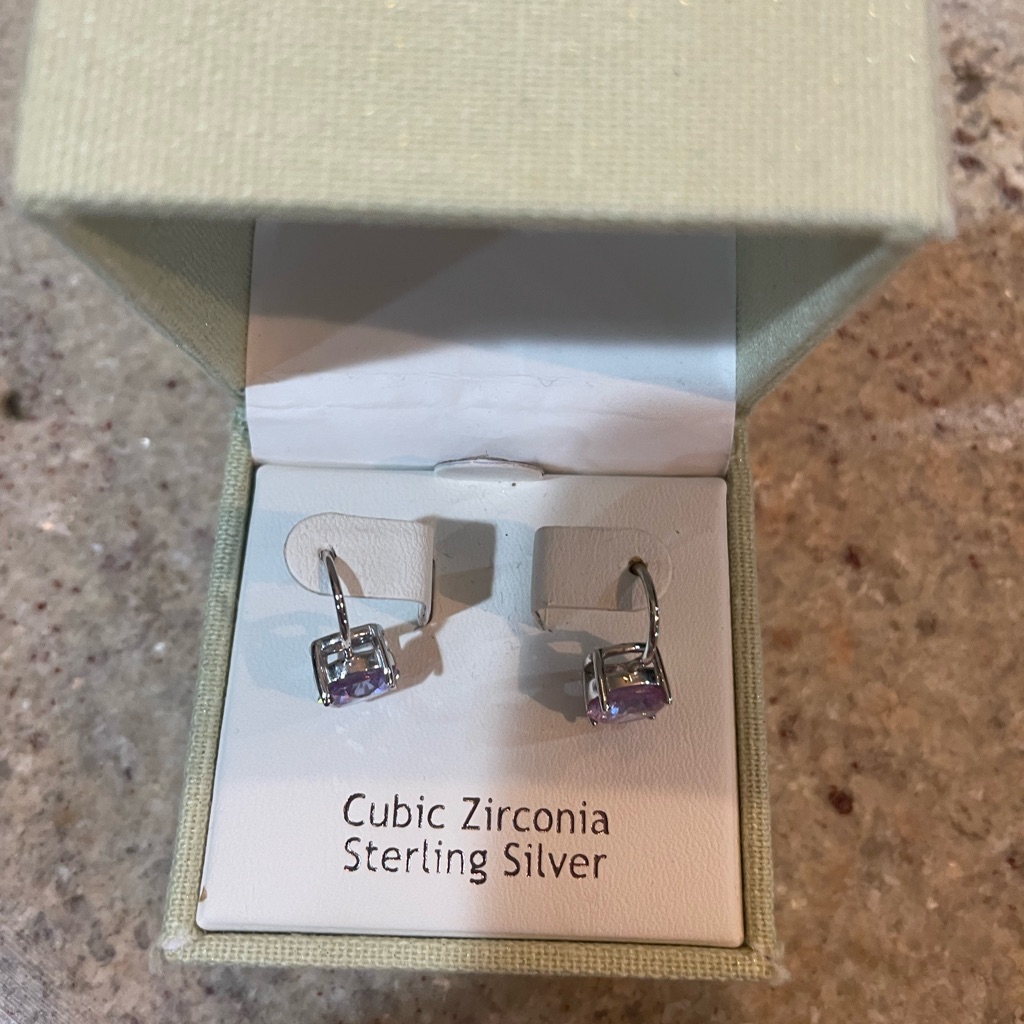 Nanette Lenore Sterling Silver Cupic Zirconia Earrings